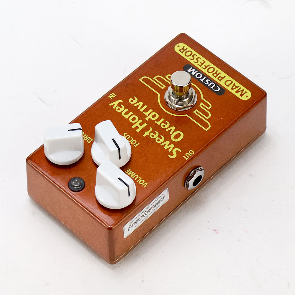 【中古】 エフェクター Mad Professor Sweet Honey Overdrive Custom Fat Bee Mod マッドプロフェッサー スイートハニーオーバードライブ カスタム ファットビー 全体