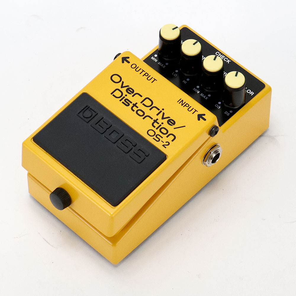 【中古】オーバードライブ ディストーション エフェクター BOSS OS-2 OverDrive Distortion ギターエフェクター 全体