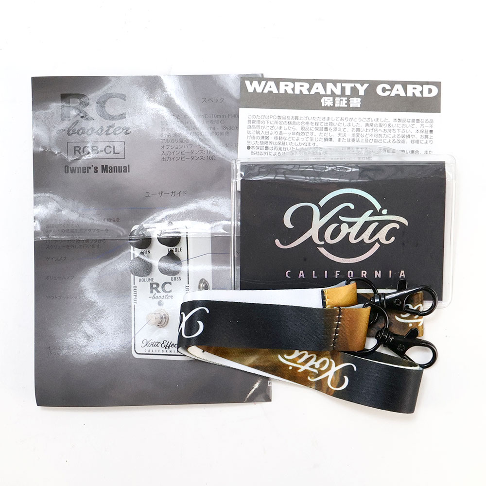 【中古】 エフェクター Xotic Effects RC Booster Classic Limited Edition 一部ノベルティー欠品あり 初期モデルを継承したRCブースタークラシックの限定ボックスセット 付属品