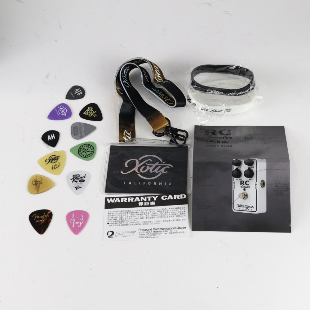 【中古】 エフェクター Xotic Effects RC Booster Classic Limited Edition 付属品
