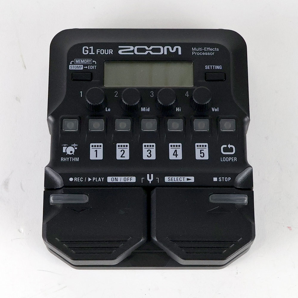 【中古】 ズーム ZOOM G1 FOUR ギターマルチエフェクター 正面
