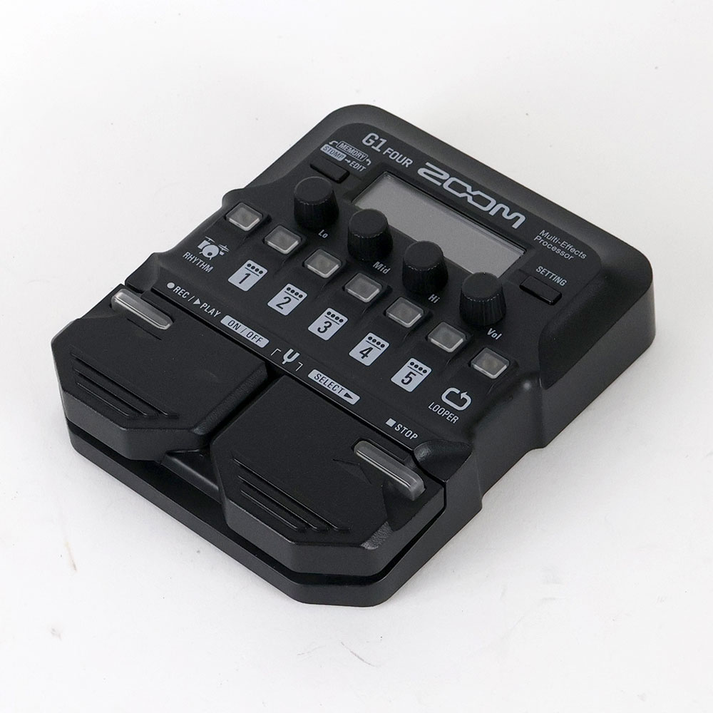 【中古】 ズーム ZOOM G1 FOUR ギターマルチエフェクター 全体