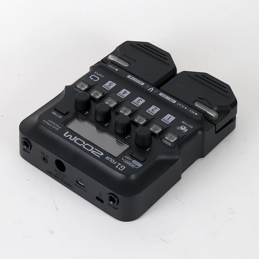 【中古】 ズーム ZOOM G1 FOUR ギターマルチエフェクター 全体