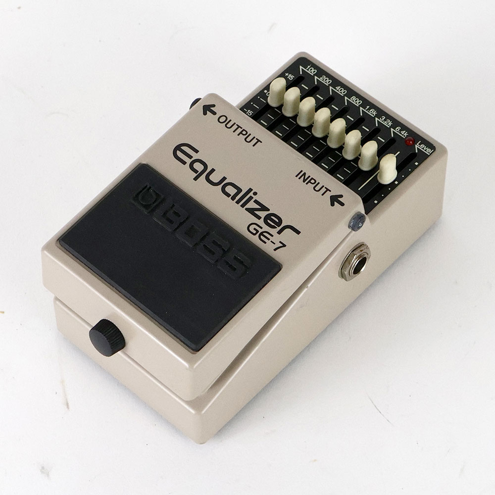 【中古】イコライザー エフェクター BOSS GE-7 Equalizer ギターエフェクター Made in TAIWAN 台湾製 全体