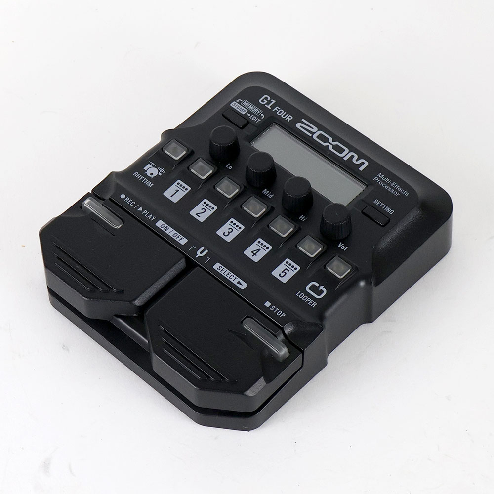 【中古】 ズーム ZOOM G1 FOUR ギターマルチエフェクター 全体