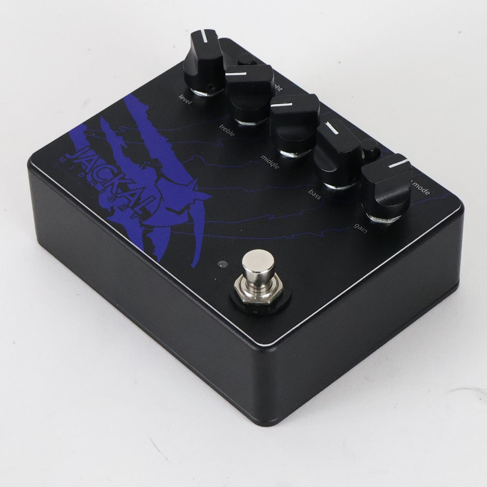 【中古】 Limetone Audio ライムトーンオーディオ JACKAL MIDNIGHT ドライブペダル ギターベースエフェクター 全体