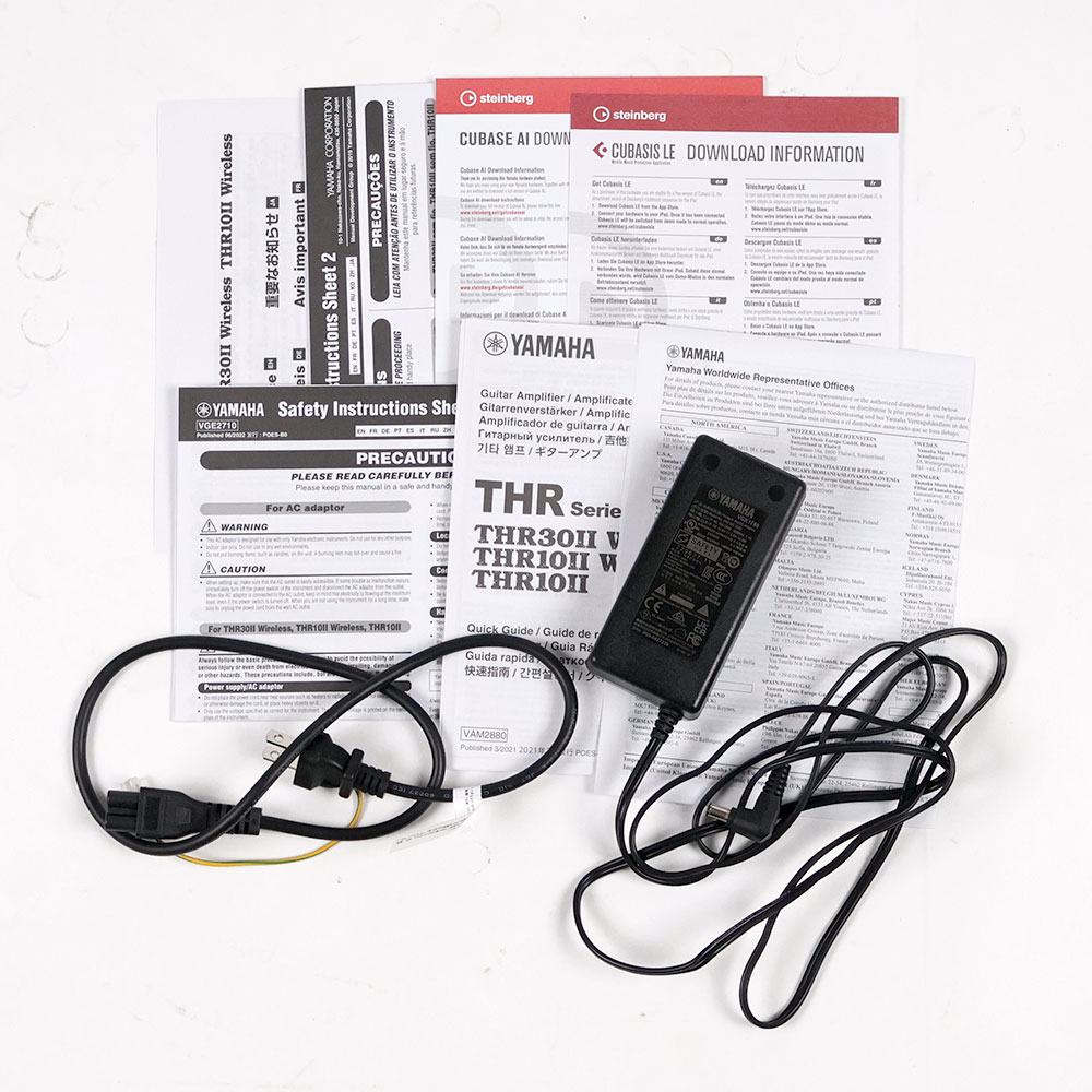 【中古】 ヤマハ YAMAHA THR10II Wireless 小型ギターアンプ 付属品
