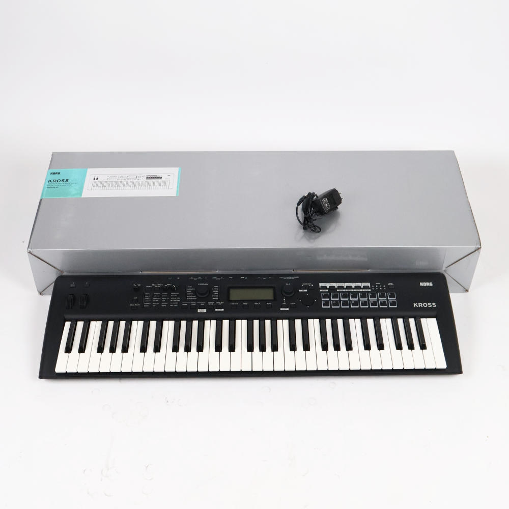 【中古】 KORG KROSS2-61-MB マットブラック シンセサイザー