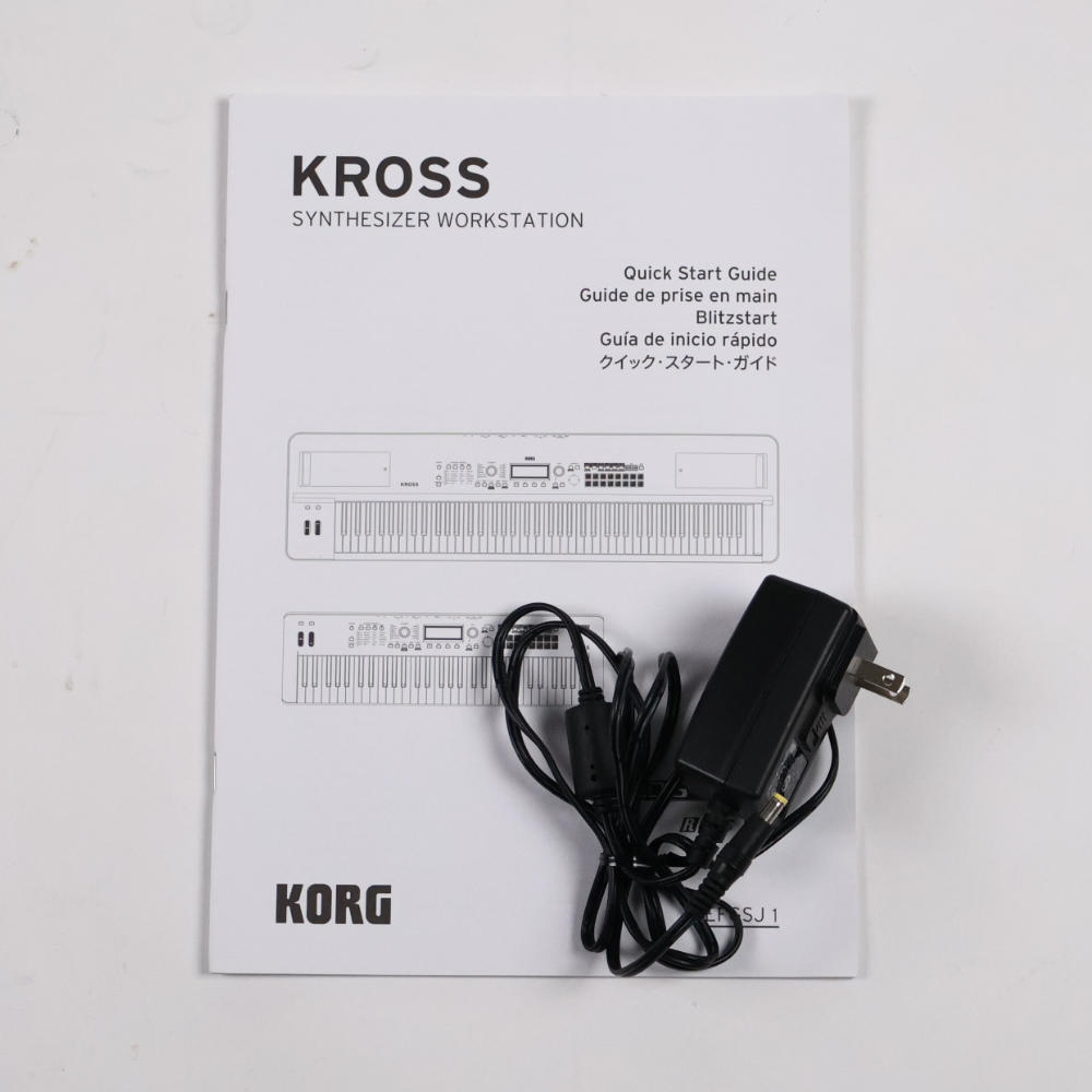 【中古】 KORG KROSS2-61-MB マットブラック シンセサイザー 付属品