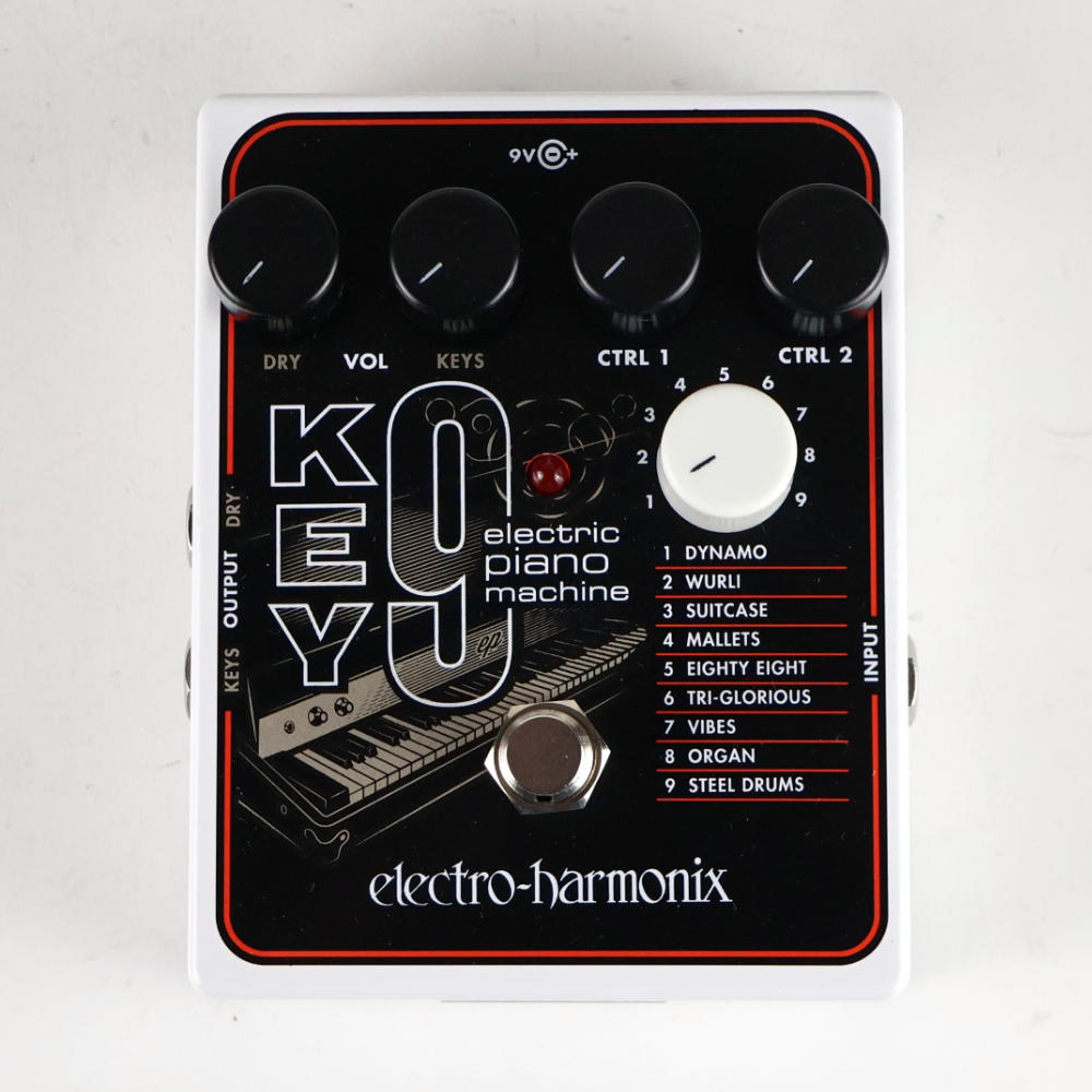 【中古】 ELECTRO-HARMONIX KEY9 Electric Piano Machine ピアノマシン エフェクター 正面