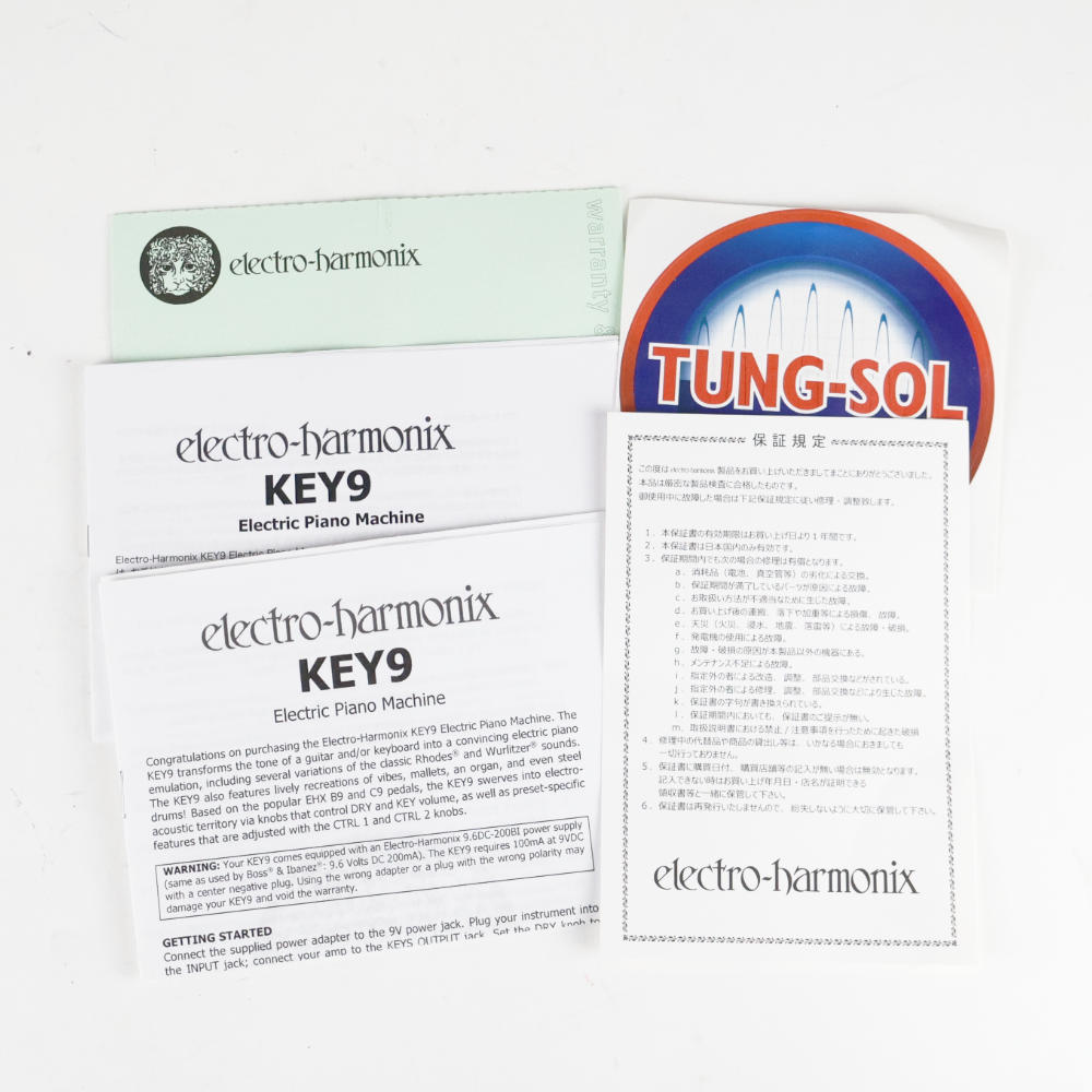 【中古】 ELECTRO-HARMONIX KEY9 Electric Piano Machine ピアノマシン エフェクター 付属品
