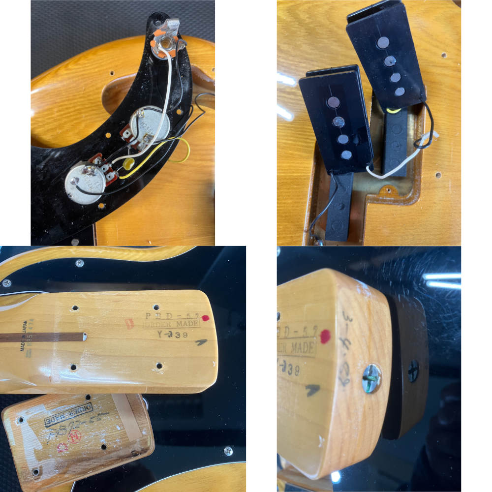 【中古】 ベース FENDER JAPAN PB72-55 NAT PRECISION BASS 1989年製 Eシリアル フェンダージャパン プレシジョンベース プレベ 詳細画像