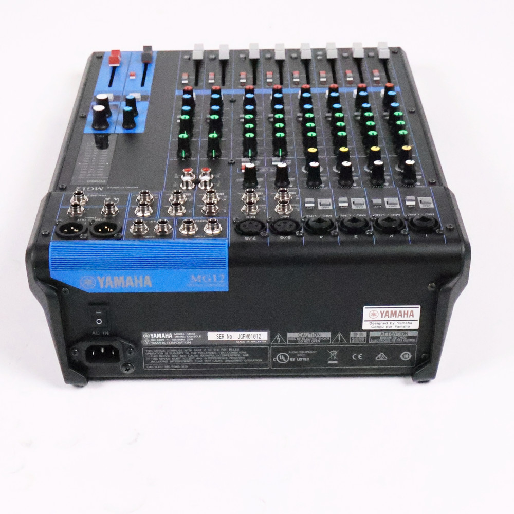 【中古】 ヤマハ YAMAHA MG12 ミキサー 側面