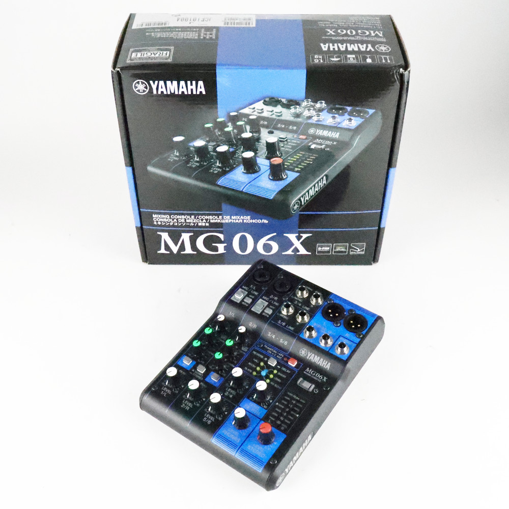 【中古】 ヤマハ YAMAHA MG06X 6ch アナログミキサー