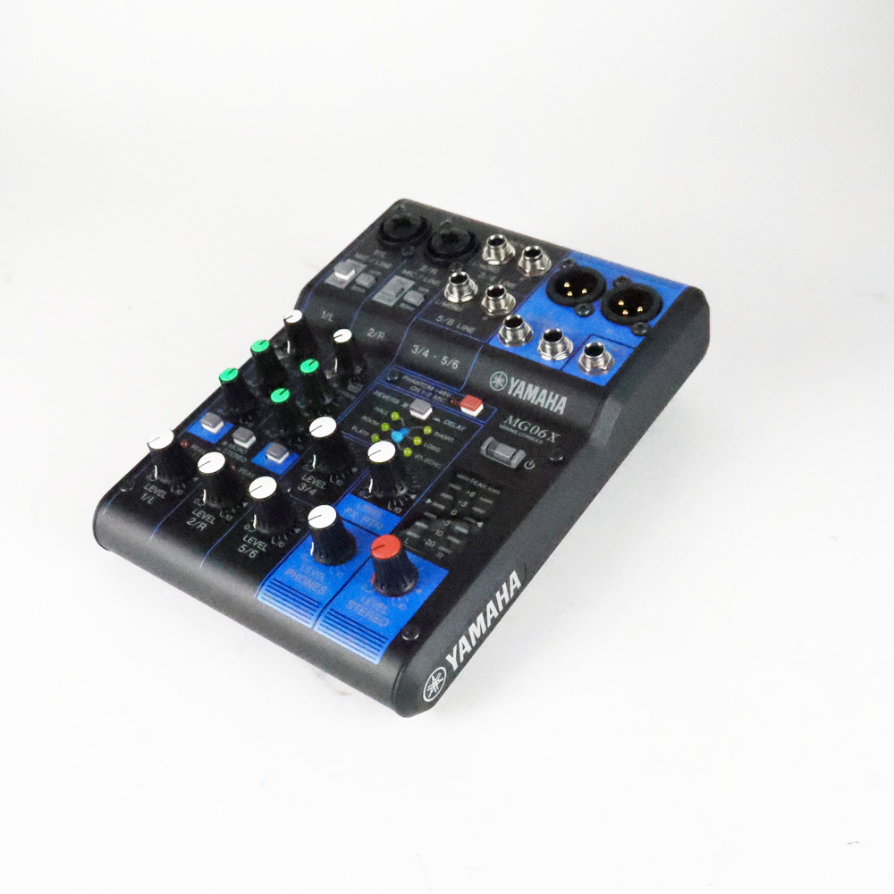 【中古】 ヤマハ YAMAHA MG06X 6ch アナログミキサー 側面