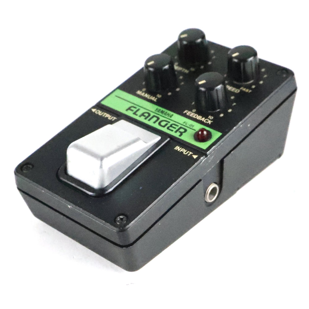 【中古】 YAMAHA ヤマハ FL-01 FLANGER フランジャー ギターエフェクター 斜めアングル画像