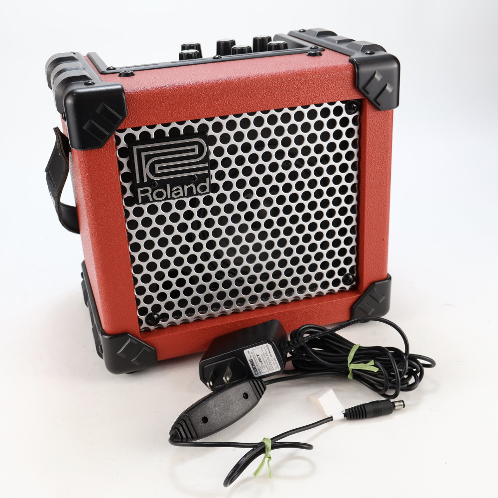【中古】 ギターアンプ ローランド ROLAND MICRO CUBE RED マイクロキューブ 赤 小型ギターアンプ コンボ