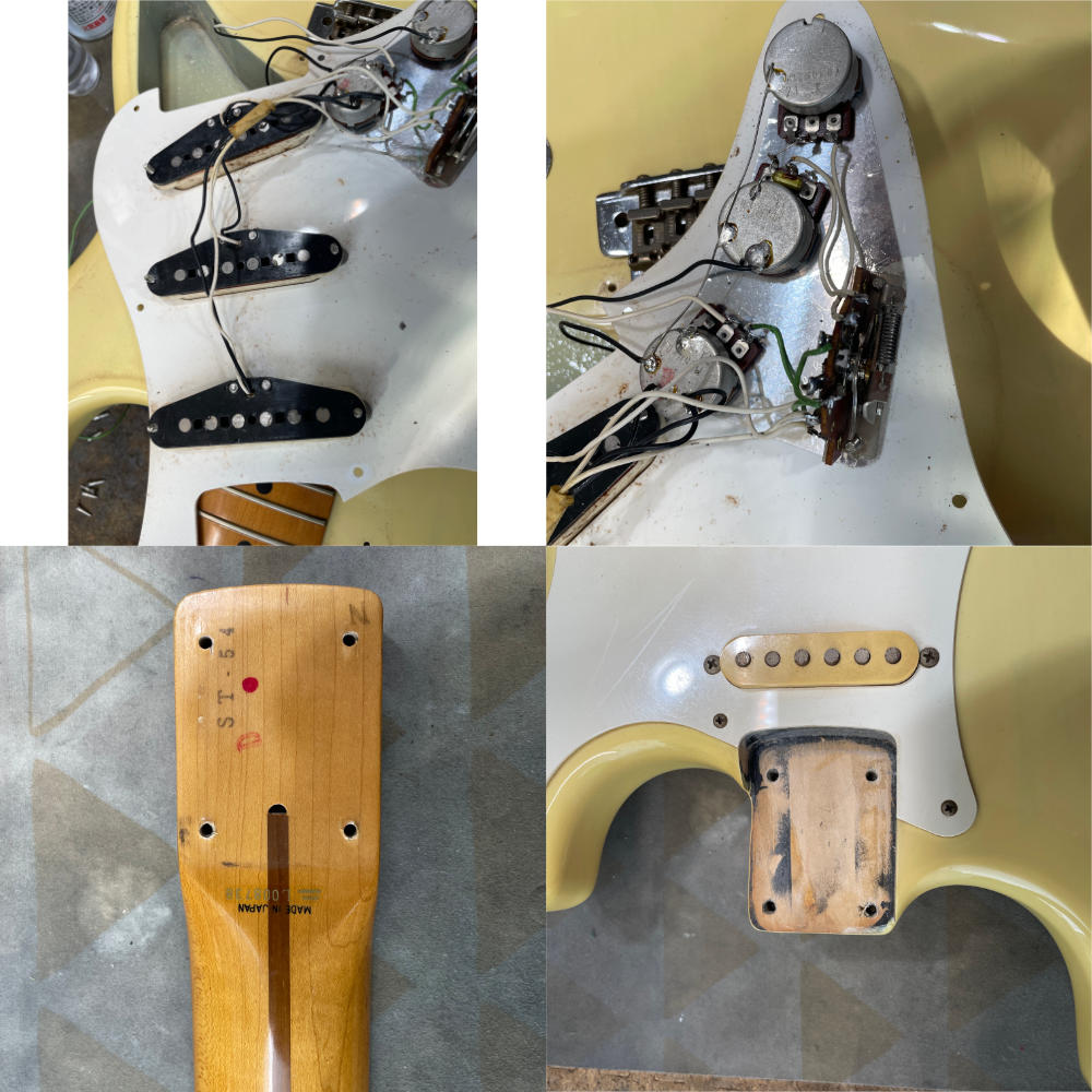 【中古】 エレキギター FENDER JAPAN ST54-500 1991-1992年 Lシリアル期 Refinish フェンダージャパン ストラトキャスター 詳細画像