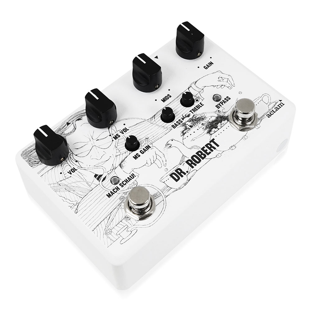 Aclam Guitars アクラムギターズ Dr. Robert V3 オーバードライブ ギターエフェクター 全体