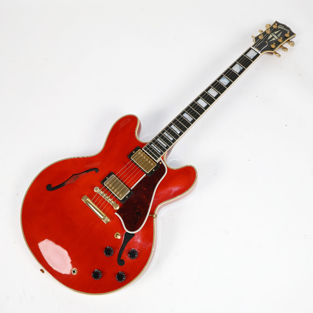 【中古】 エレキギター Gibson Memphis ES-355 Stopbar Antique Cherry 2014年製 ギブソン セミアコースティックギター メンフィス工場製 詳細画像