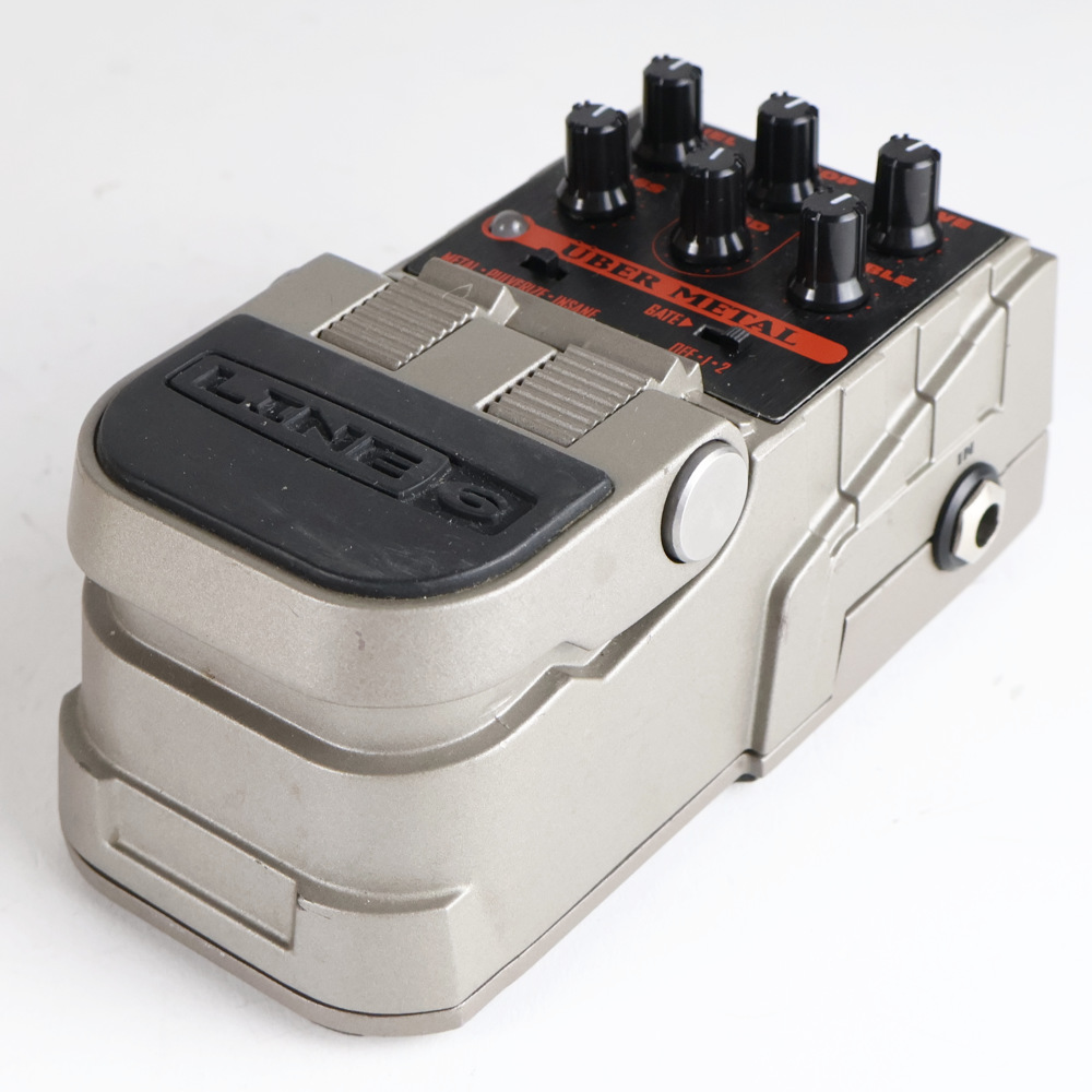 【中古】 ディストーション LINE6 UBER METAL 側面