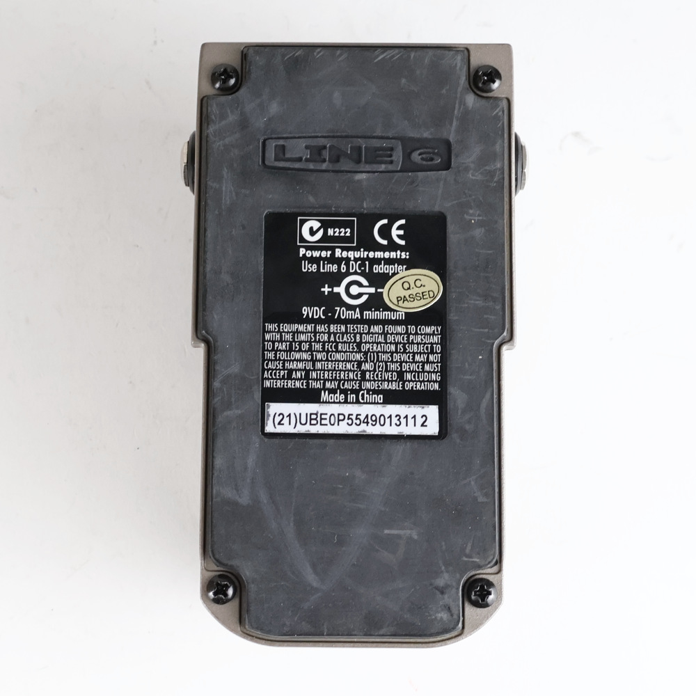【中古】 ディストーション LINE6 UBER METAL 裏面