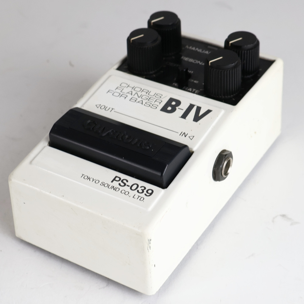 【中古】 ベースコーラス フランジャー GUYATONE PS-039 B-IV CHORUS FLANGER FOR BASS ベース用エフェクター 側面