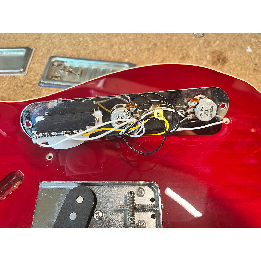 【中古】 エレキギター Fender Japan TL62B CH 2014年製 フェンダージャパン テレキャスター アルダーボディー Telecaster ボディーバインディング仕様 配線