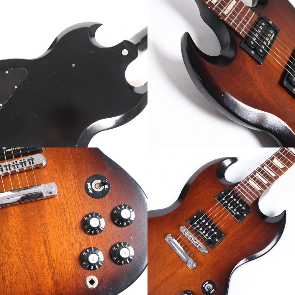 【中古】 エレキギター Gibson SG 70’s Tribute Vintage Sunburst 2013年製 2.94kg Dirty Fingersピックアップ搭載 ギブソン SG 70sトリビュート ダーティーフィンガーズピックアップ搭載 傷
