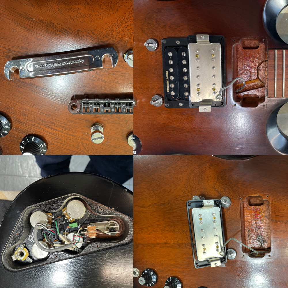 【中古】 エレキギター Gibson SG 70’s Tribute Vintage Sunburst 2013年製 2.94kg Dirty Fingersピックアップ搭載 ギブソン SG 70sトリビュート ダーティーフィンガーズピックアップ搭載 ピックアップ