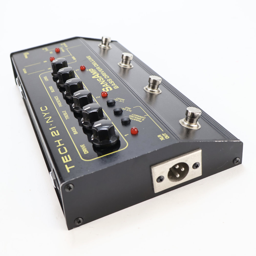 【中古】 ベース用プリアンプ TECH21 SANSAMP Bass Driver Deluxe 側面