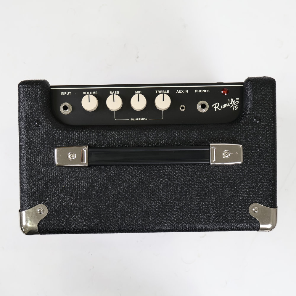 【中古】 Fender Rumble 15 Combo ベースアンプ 小型ベースアンプ 上面