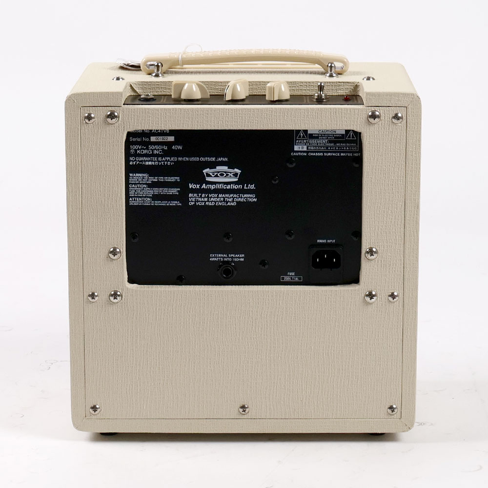 【中古】 ギターコンボアンプ ヴォックス VOX AC4TV8 コンボアンプ 背面