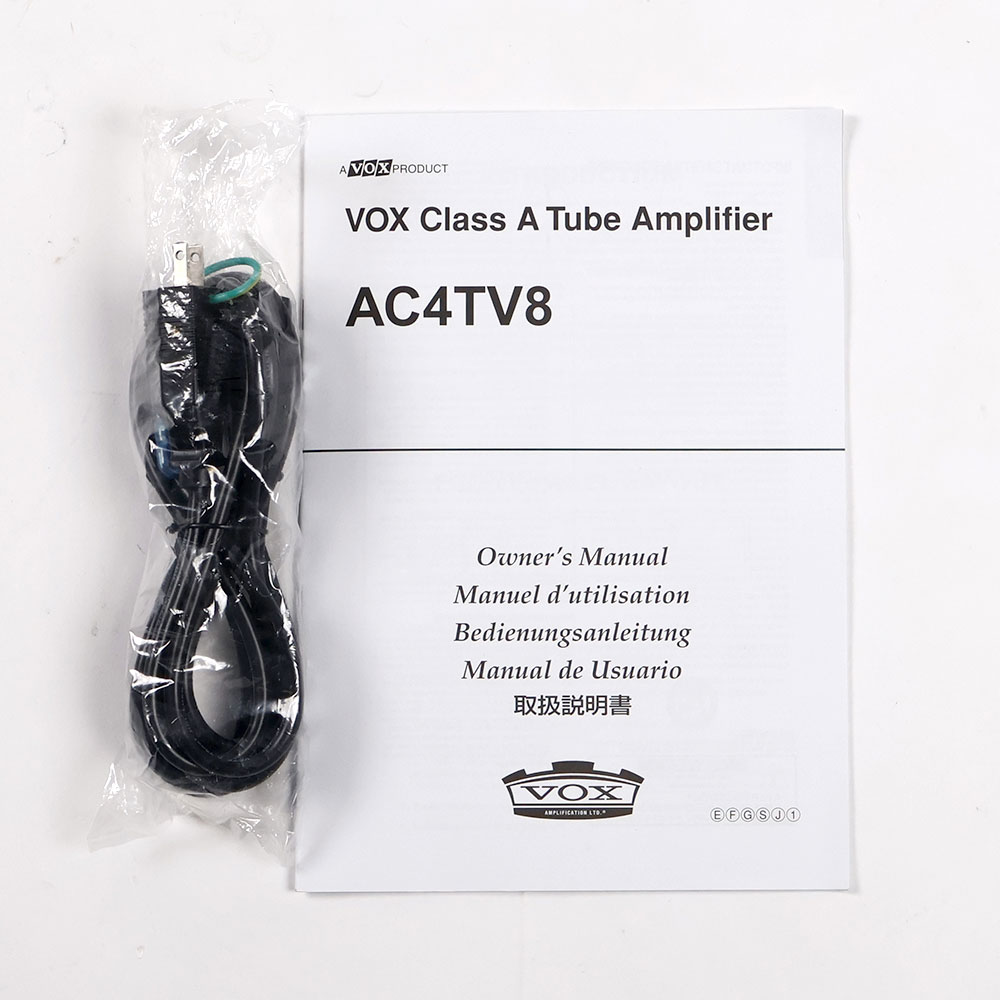 【中古】 ギターコンボアンプ ヴォックス VOX AC4TV8 コンボアンプ 付属品