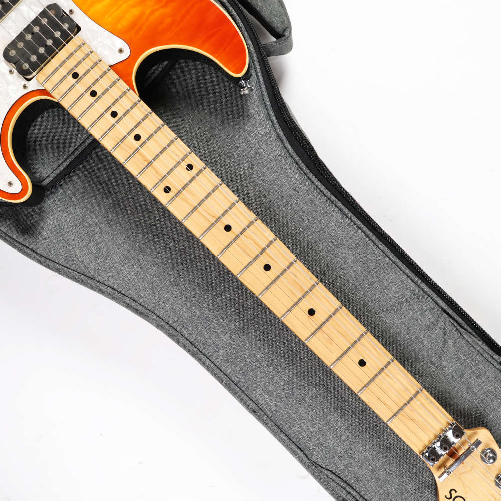 【中古】 エレキギター SCHECTER SD-2-24-AL  AM/M See-thru AMBER シェクター ALDER アルダーバック ネック
