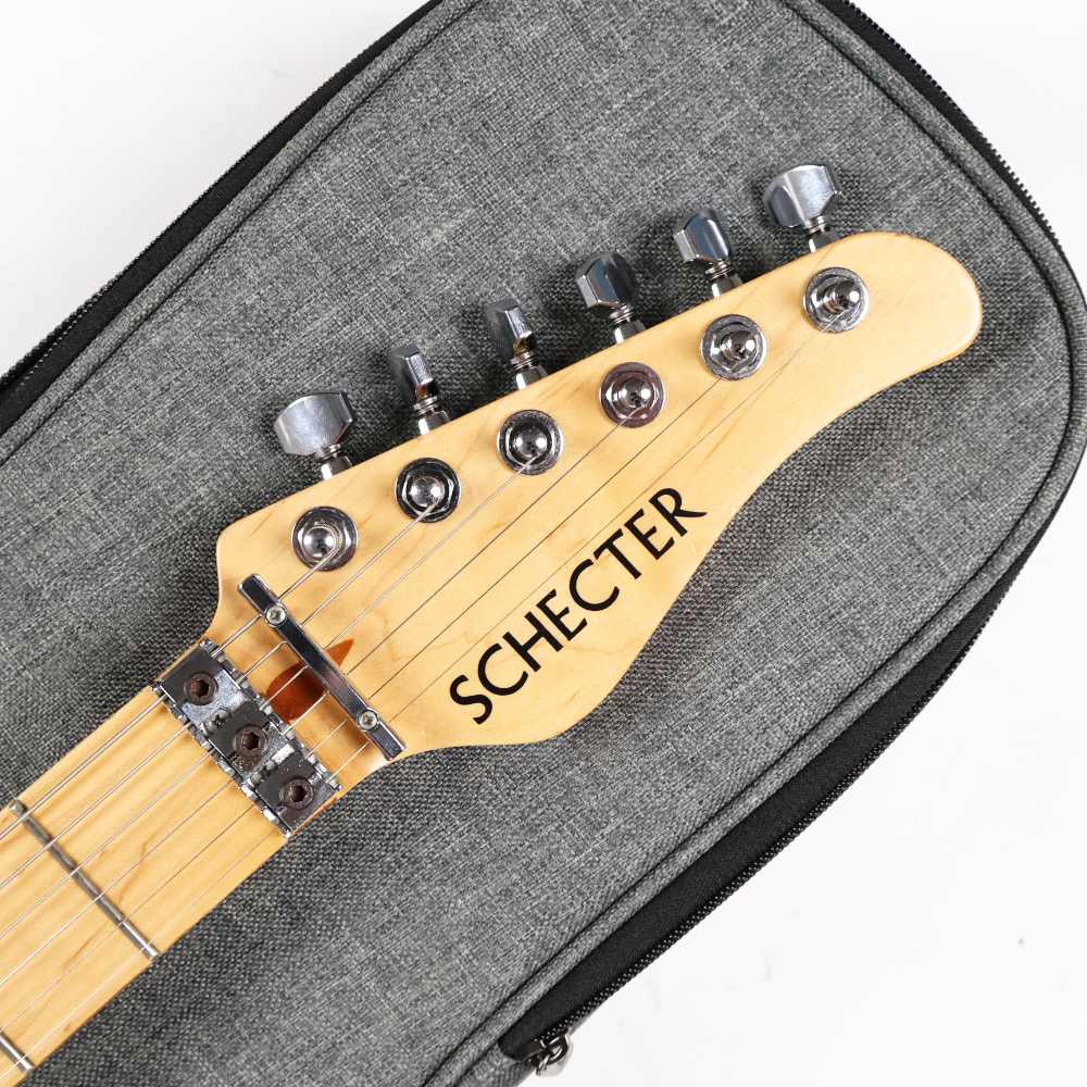 【中古】 エレキギター SCHECTER SD-2-24-AL  AM/M See-thru AMBER シェクター ALDER アルダーバック ヘッド画像