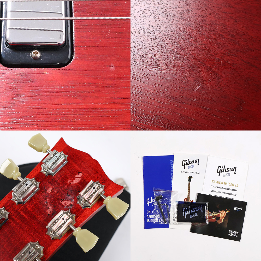 【中古】 エレキギター Gibson SG Special 70s Tribute Satin Cherry 2016年製 ギブソン SGスペシャル ミニハムバッカー搭載 フレイムメイプルネック 傷、汚れなど