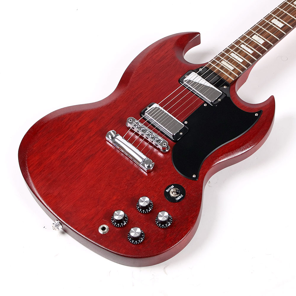 【中古】 エレキギター Gibson SG Special 70s Tribute Satin Cherry 2016年製 ギブソン SGスペシャル ミニハムバッカー搭載 フレイムメイプルネック ボディ