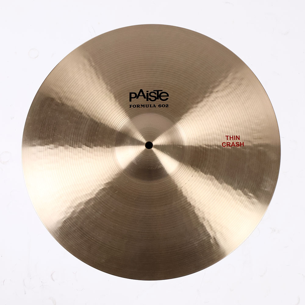 【中古】 クラッシュシンバル パイステ PAISTE Formula 602 Classic Thin Crash 18インチ クラッシュシンバル