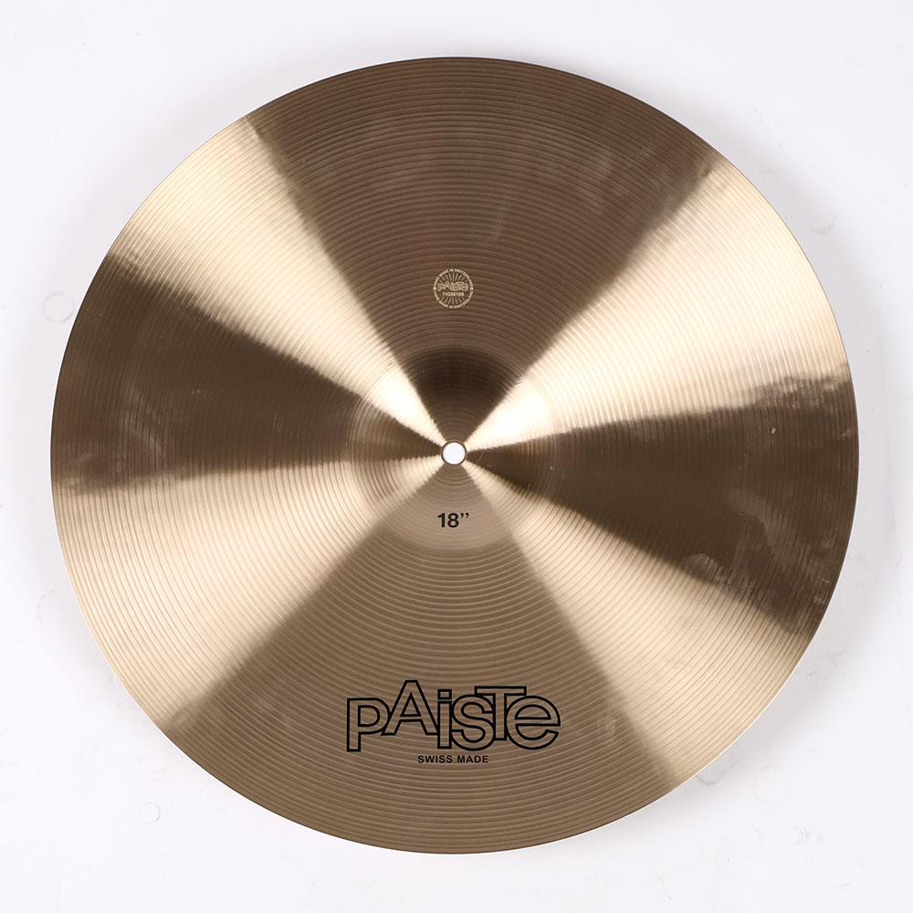 【中古】 クラッシュシンバル パイステ PAISTE Formula 602 Classic Thin Crash 18インチ クラッシュシンバル 裏面