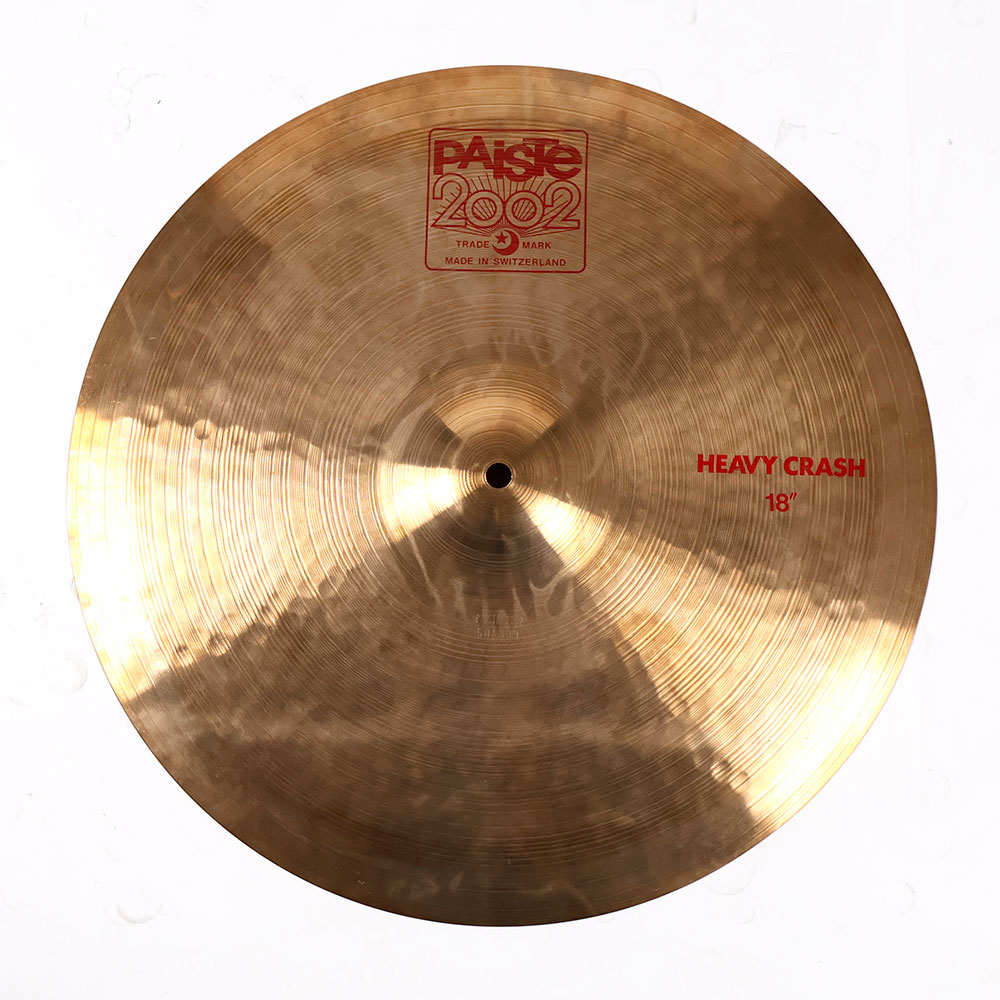 【中古】 クラッシュシンバル パイステ PAISTE 2002 HEAVY CRASH 18インチ