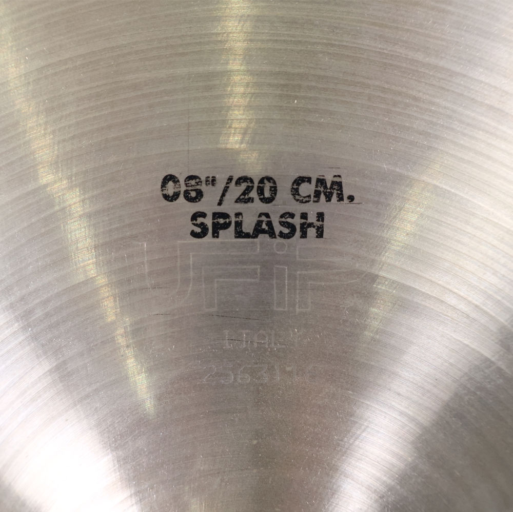 【中古】スプラッシュシンバル ユーフィップ UFiP Class Series SPLASH Low 8インチ スプラッシュシンバル 詳細画像