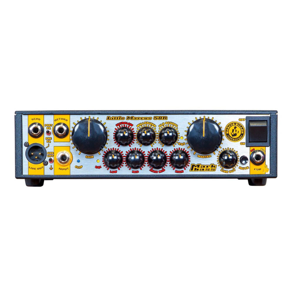 Markbass マークベース MAK-LMM58R Little Marcus 58R ベースアンプヘッド フロント画像