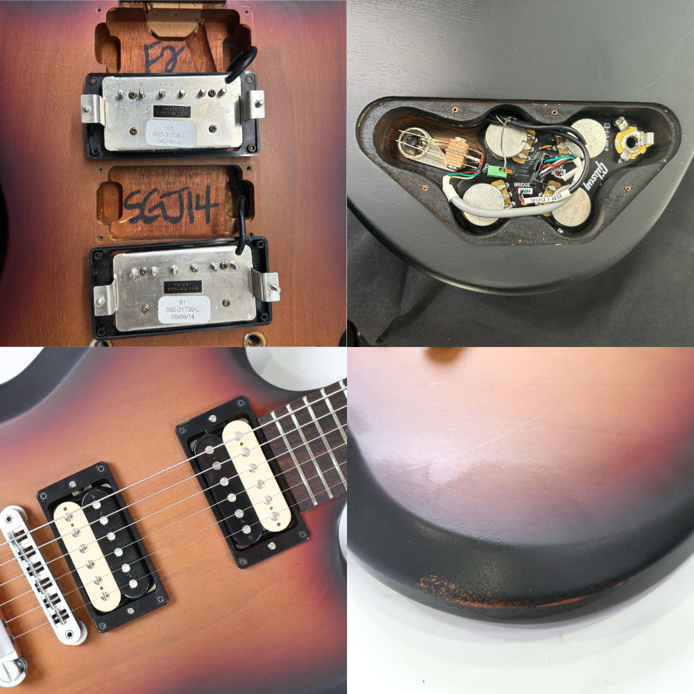 【中古】 エレキギター Gibson SGJ FireBurst 120th Anniversary 2014年製 ギブソン SG 詳細画像