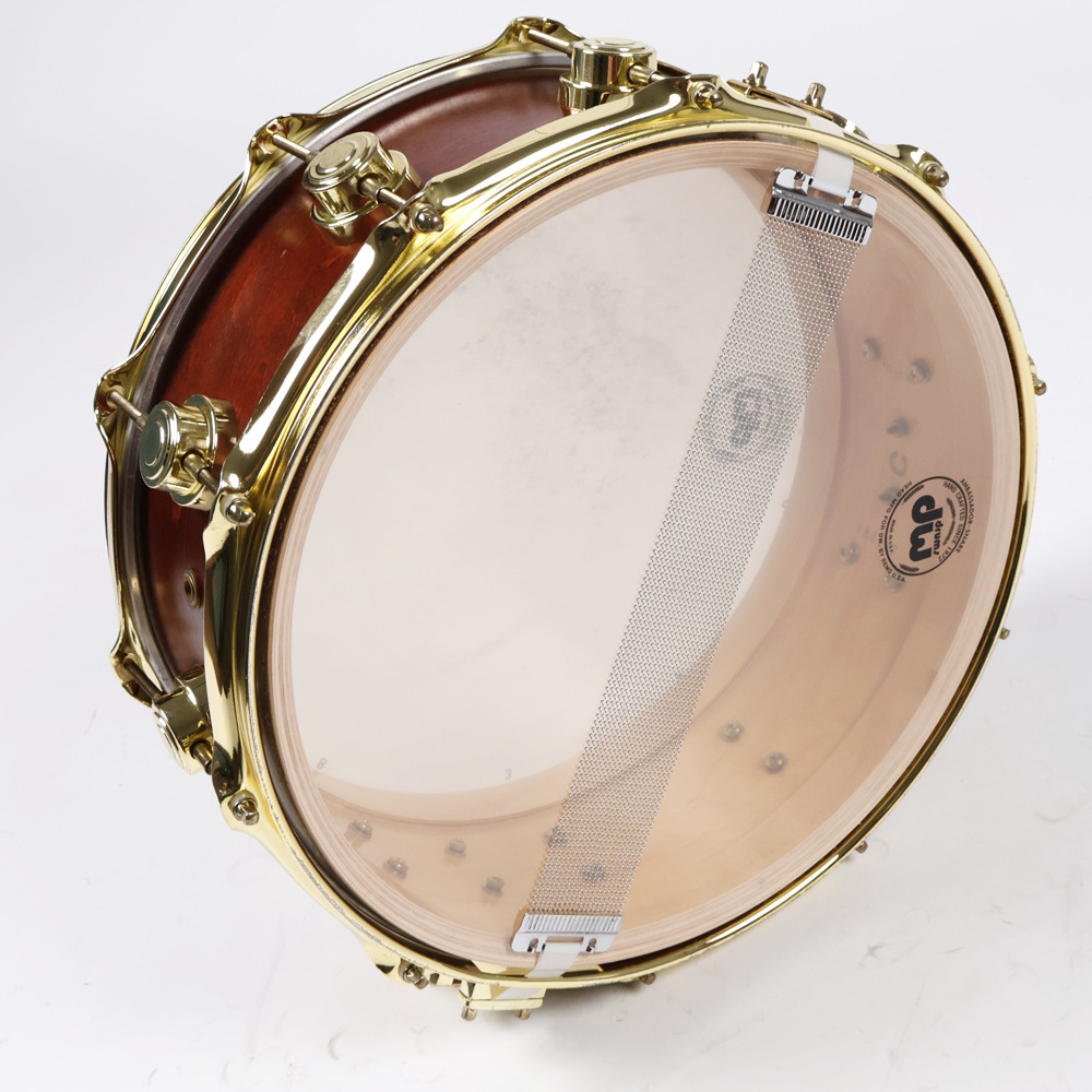 【中古】 スネアドラム DW MAPLE SHELL 14x5 1998年製 スネアサイド