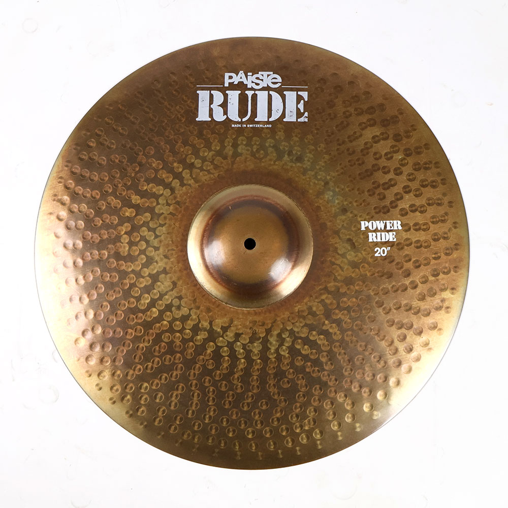 【中古】 ライドシンバル パイステ PAISTE RUDE Power Ride 20インチ ライドシンバル