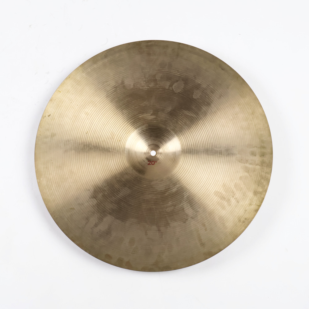 【中古】 ライドシンバル パイステ PAISTE Formula 602 MEDIUM RIDE 20インチ 1960〜1970s ビンテージシンバル 裏面