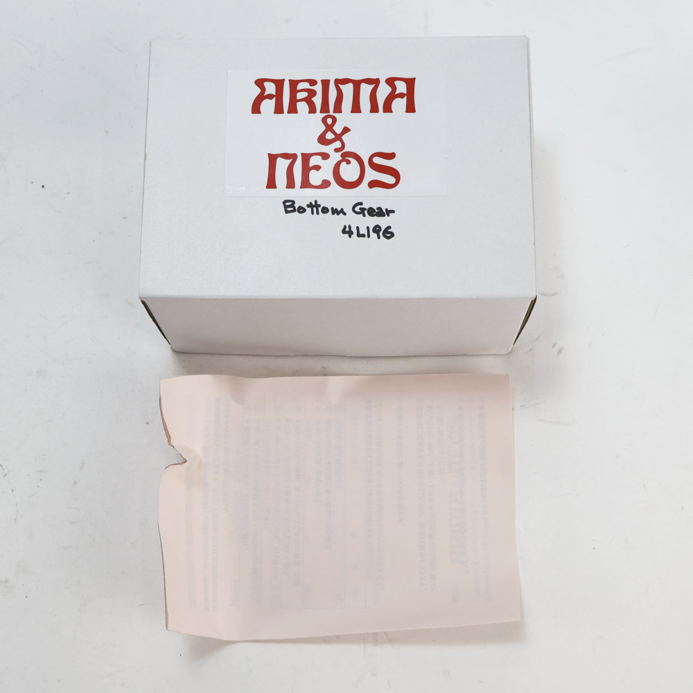 【中古】クリーンブースター エフェクター Akima&Neos Bottom Gear ベースエフェクター ブースター　U.K.製ムラード・ゲルマニウムトランジスタ搭載 付属品