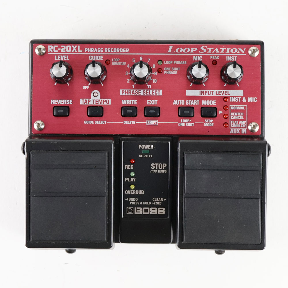 【中古】ルーパー エフェクター BOSS RC-20XL Loop STATION ギター ボーカル フレーズレコーダー