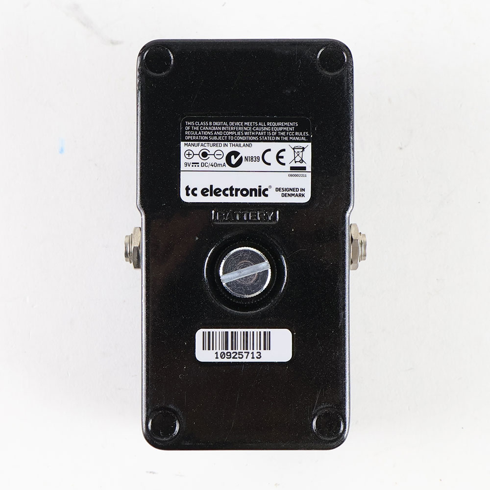 【中古】 ディストーション tc electronic Dark Matter Distortion ギターエフェクター 裏面